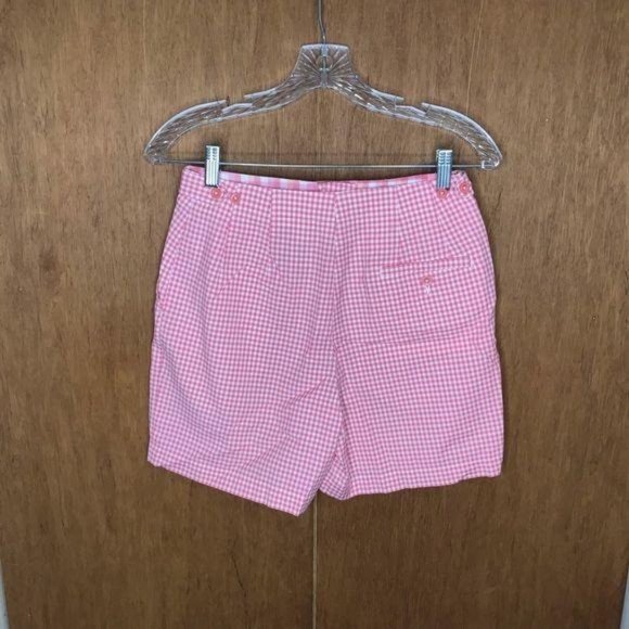 Liz Claiborne Liz Sport Size 4 Gingham Print Short - Picture 2 of 12